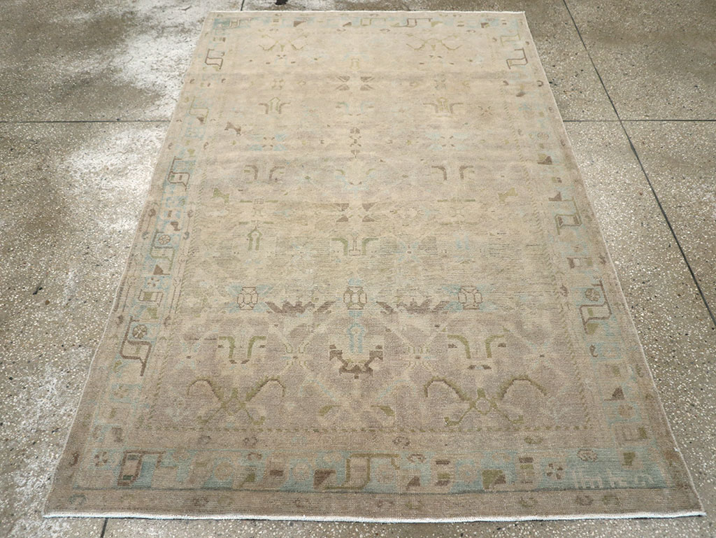 Vintage Persian Malayer Rug, No.25796 - Staging