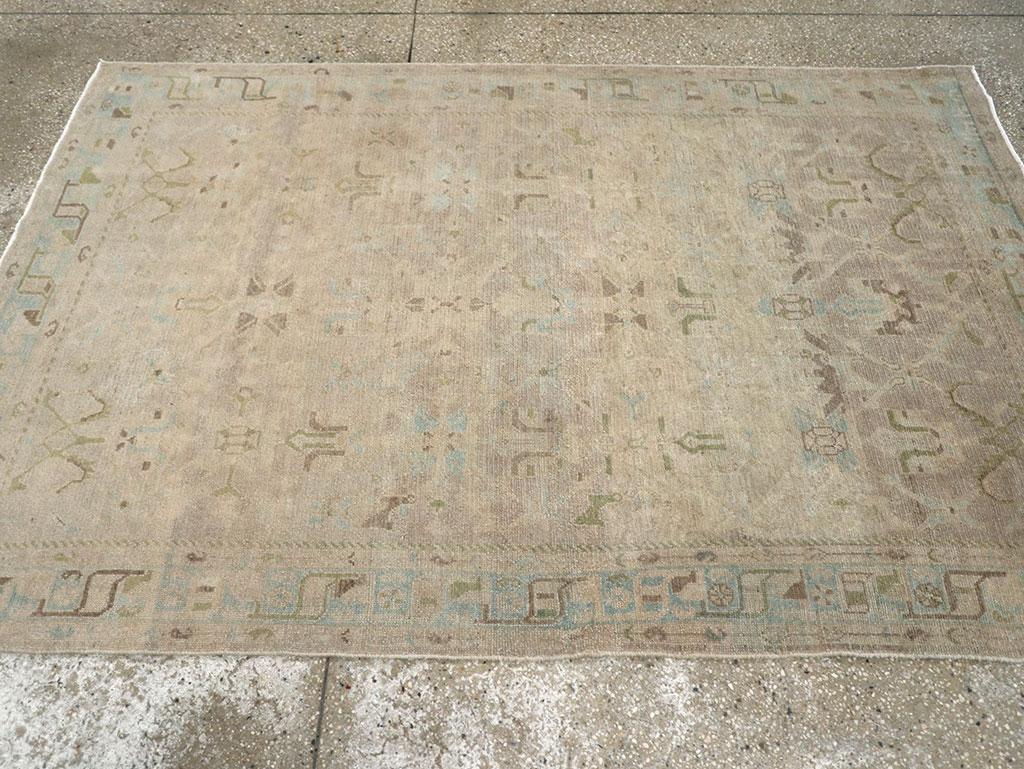 Vintage Persian Malayer Rug, No.25796 - Staging