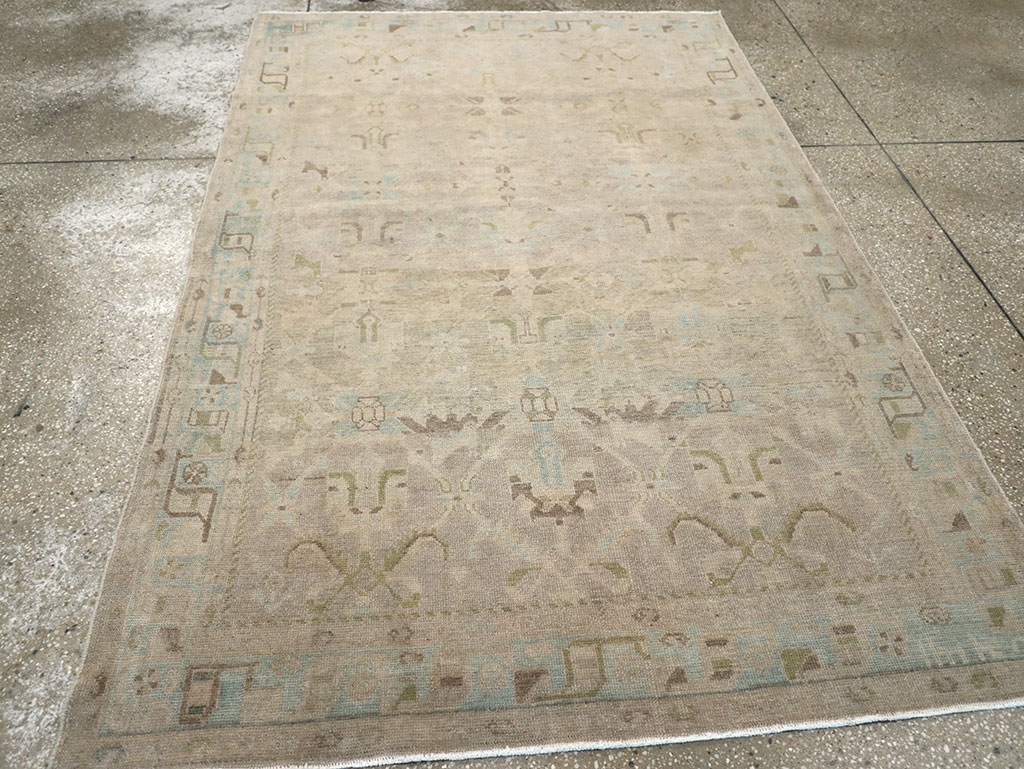 Vintage Persian Malayer Rug, No.25796 - Staging