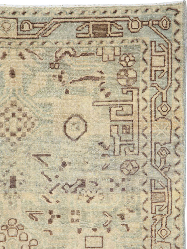 Vintage Persian Malayer Rug, No.25797 - Staging