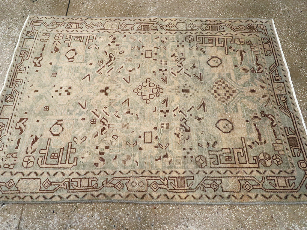 Vintage Persian Malayer Rug, No.25797 - Staging