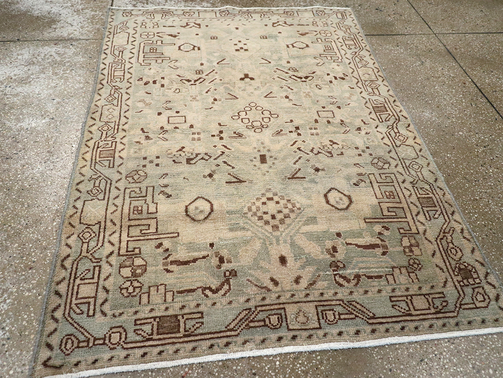 Vintage Persian Malayer Rug, No.25797 - Staging