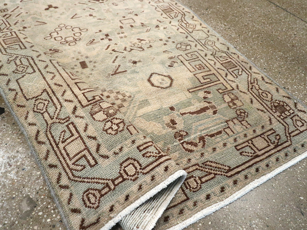 Vintage Persian Malayer Rug, No.25797 - Staging