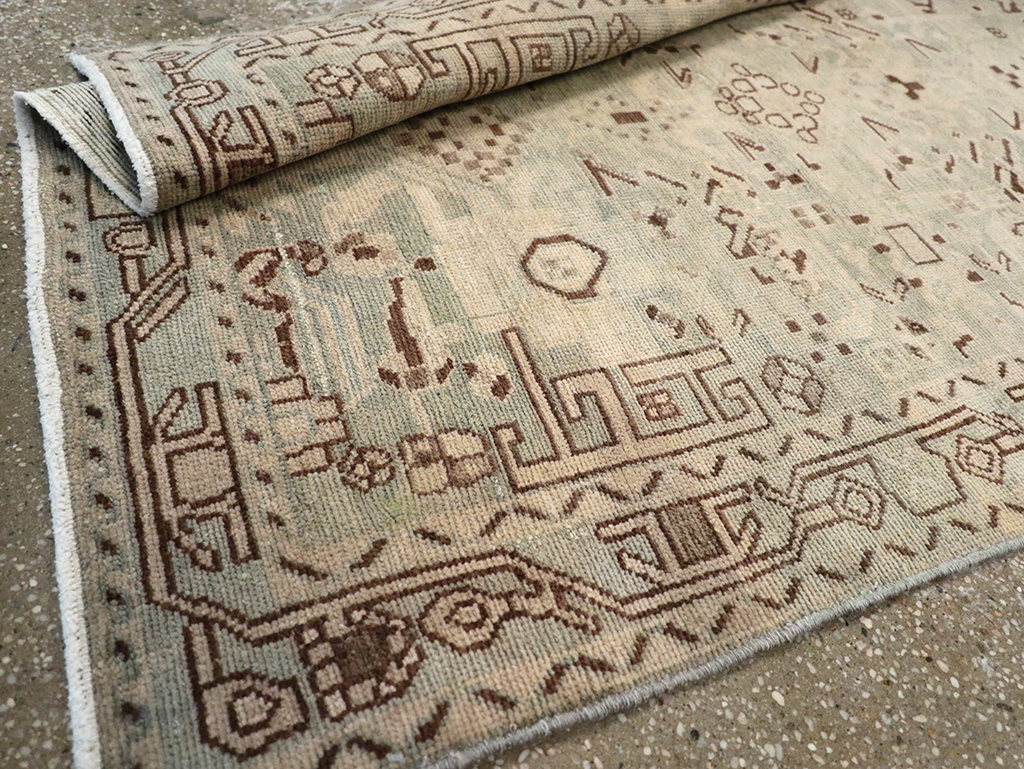 Vintage Persian Malayer Rug, No.25797 - Staging
