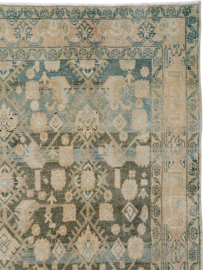 Vintage Persian Malayer Rug, No.25798 - Staging