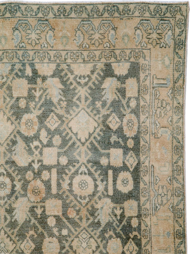 Vintage Persian Malayer Rug, No.25798 - Staging