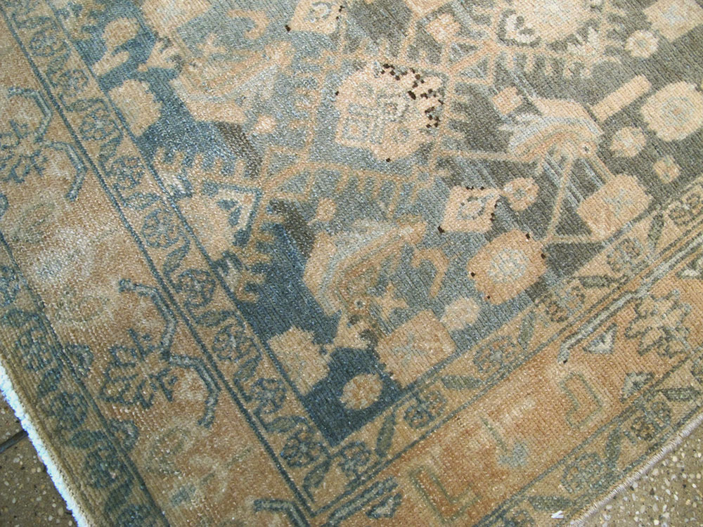 Vintage Persian Malayer Rug, No.25798 - Staging
