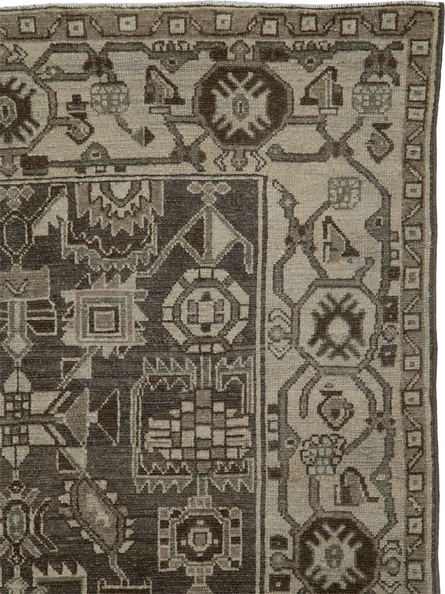 Vintage Persian Malayer Rug, No.25799 - Staging