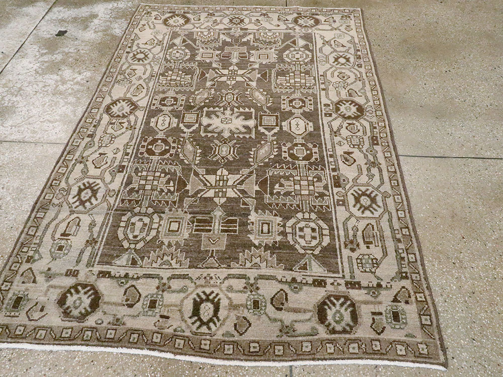 Vintage Persian Malayer Rug, No.25799 - Staging