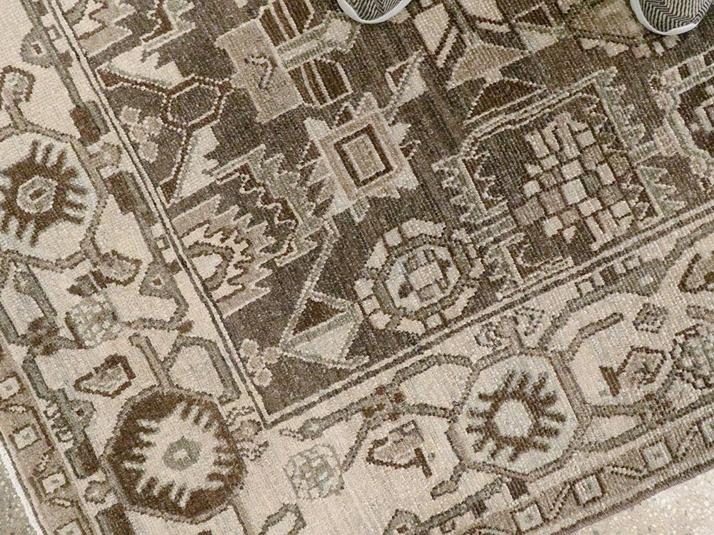 Vintage Persian Malayer Rug, No.25799 - Staging