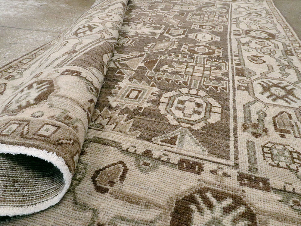 Vintage Persian Malayer Rug, No.25799 - Staging