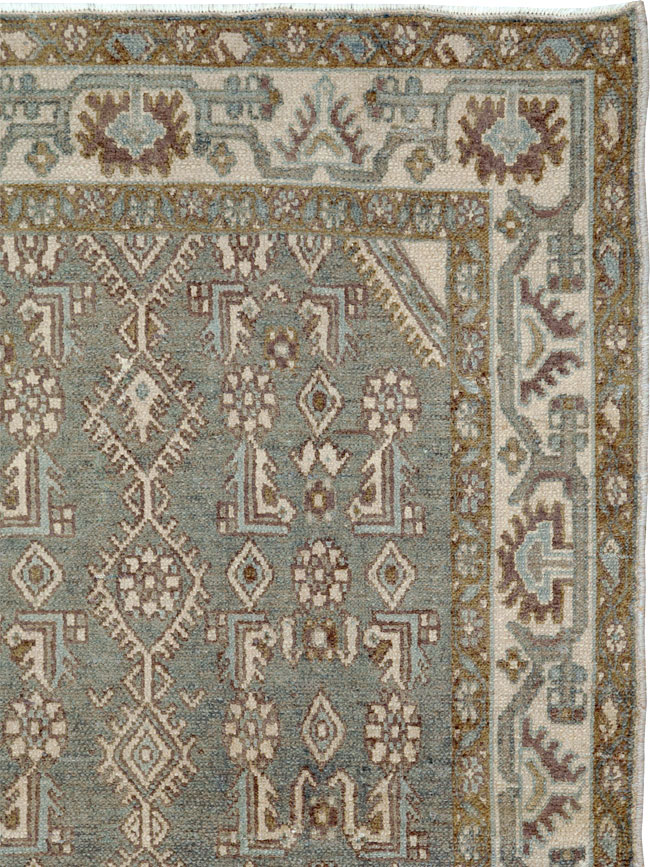 Vintage Persian Malayer Rug, No.25800 - Staging