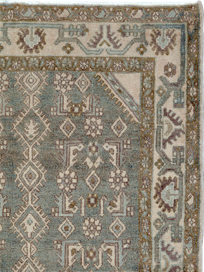 Vintage Persian Malayer Rug, No.25800 - Staging