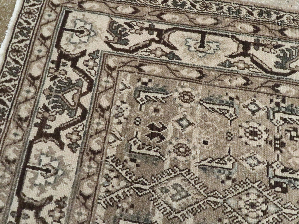 Vintage Persian Malayer Wide Gallery Runner, No.25803 - Staging