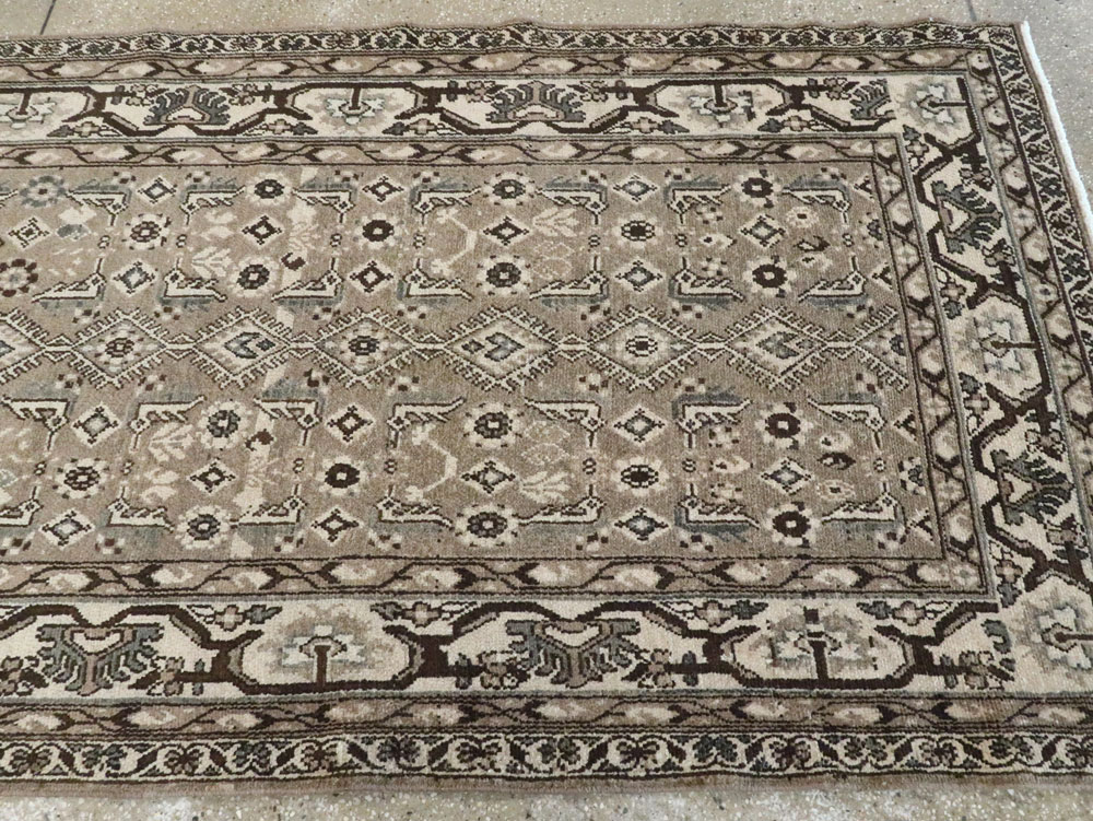 Vintage Persian Malayer Wide Gallery Runner, No.25803 - Staging