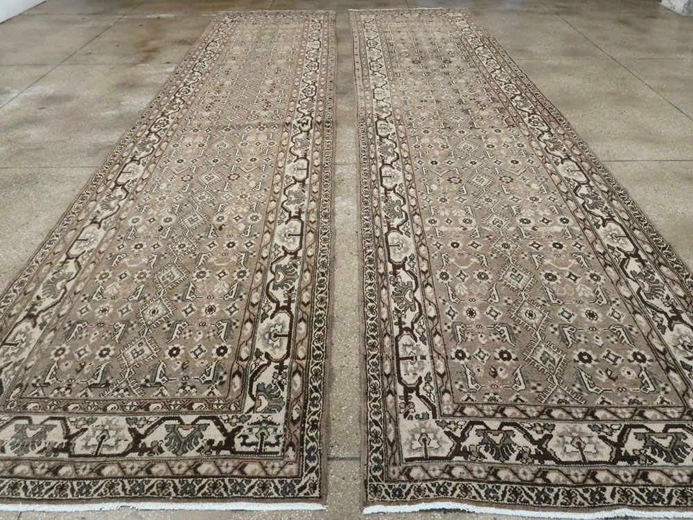 Vintage Persian Malayer Wide Gallery Runner, No.25803 - Staging