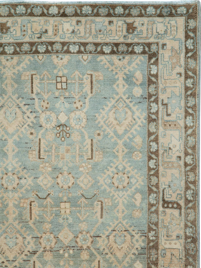 Vintage Persian Malayer Rug, No.25804 - Staging