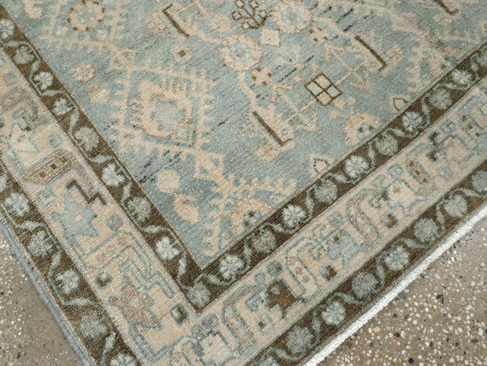 Vintage Persian Malayer Rug, No.25804 - Staging