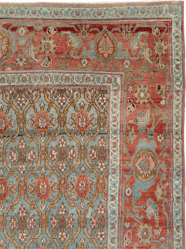 Antique Kurdish Gallery Carpet, No.25822 - Staging