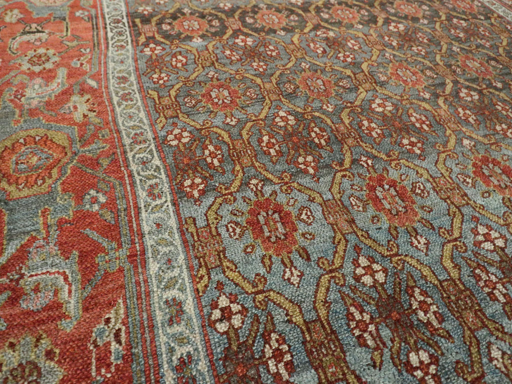 Antique Kurdish Gallery Carpet, No.25822 - Staging