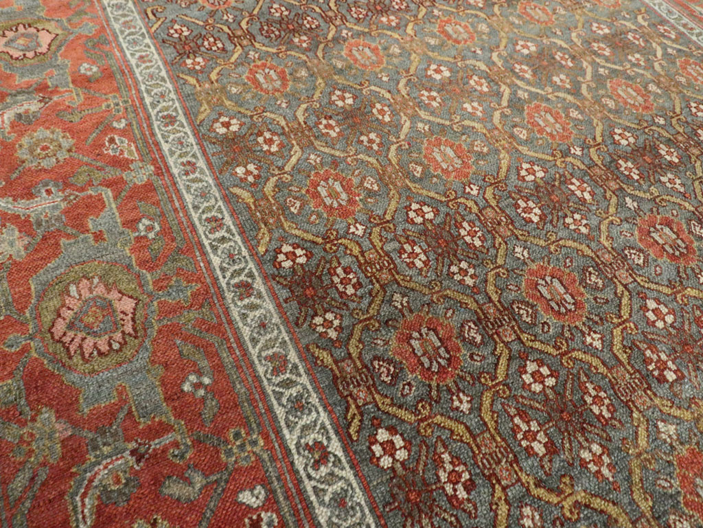 Antique Kurdish Gallery Carpet, No.25822 - Staging