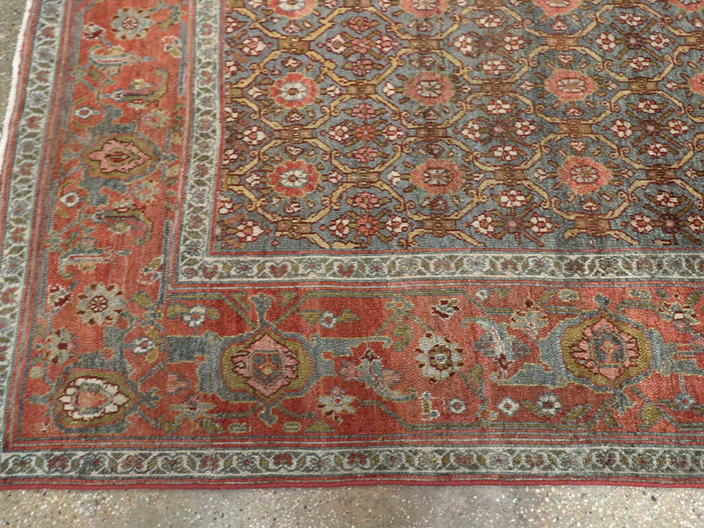 Antique Kurdish Gallery Carpet, No.25822 - Staging