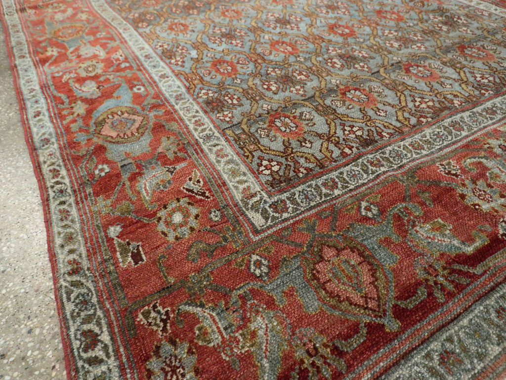 Antique Kurdish Gallery Carpet, No.25822 - Staging