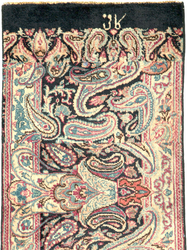 Vintage Persian Mashad Rug, No.25832 - Staging