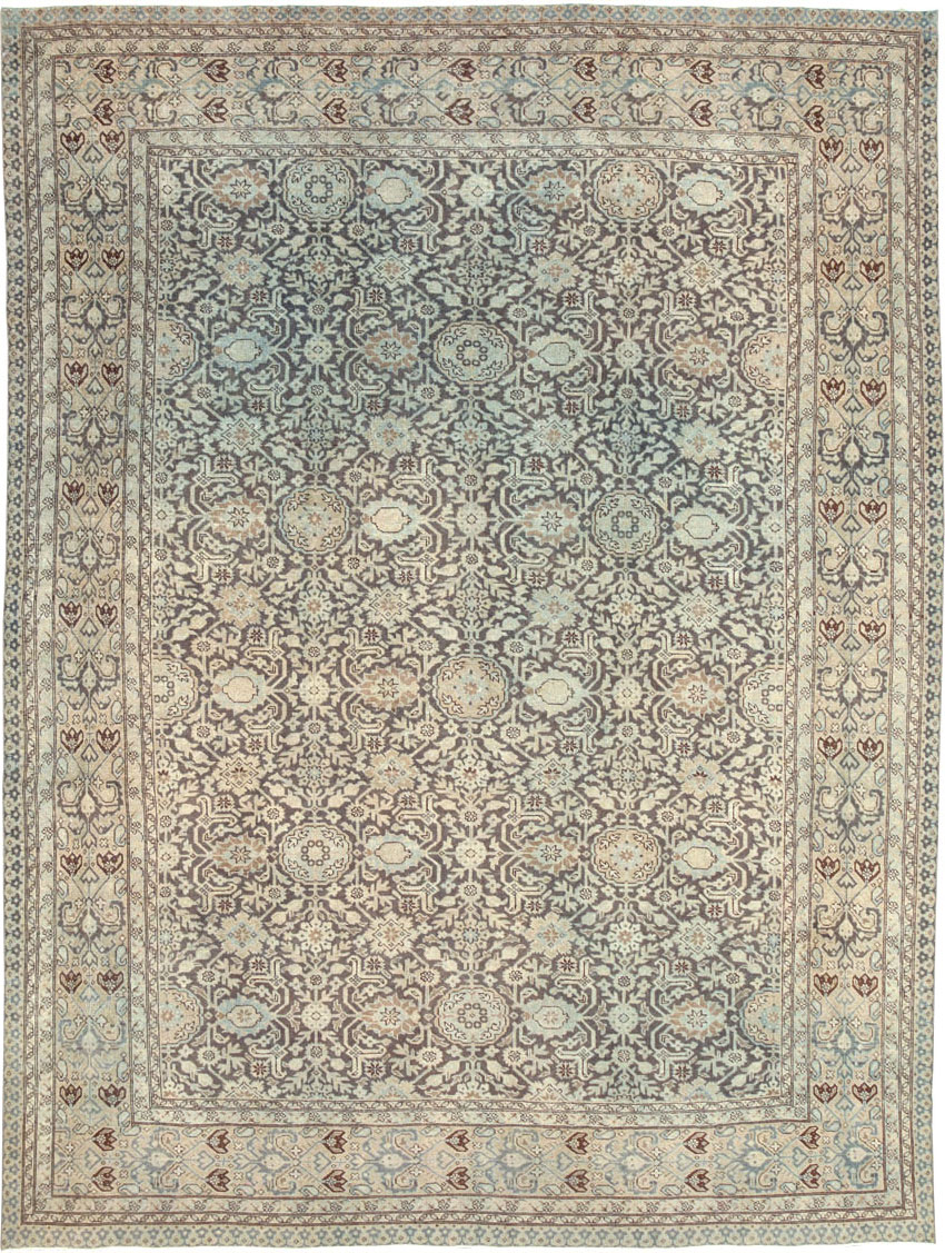Antique Persian Tabriz Carpet, No.25834 - Staging