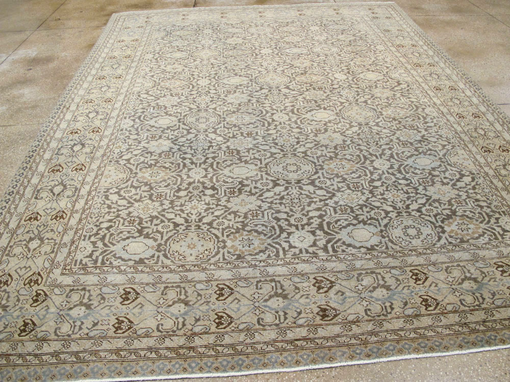 Antique Persian Tabriz Carpet, No.25834 - Staging