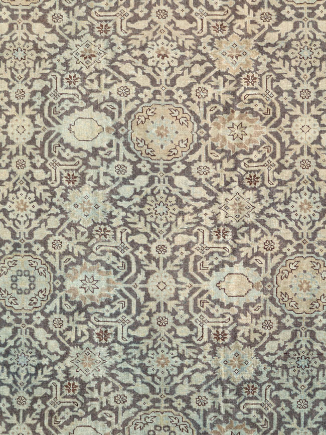 Antique Persian Tabriz Carpet, No.25834 - Staging