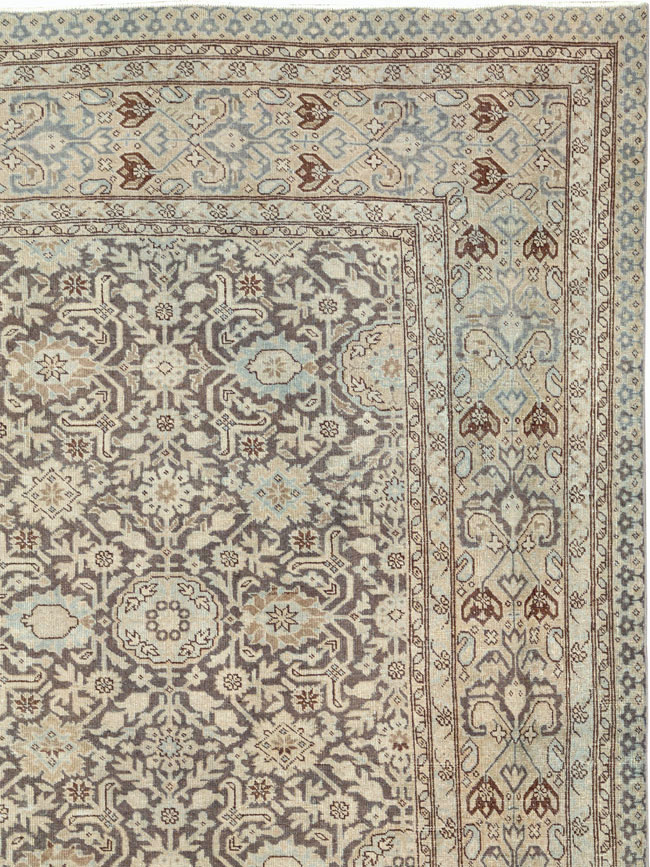Antique Persian Tabriz Carpet, No.25834 - Staging