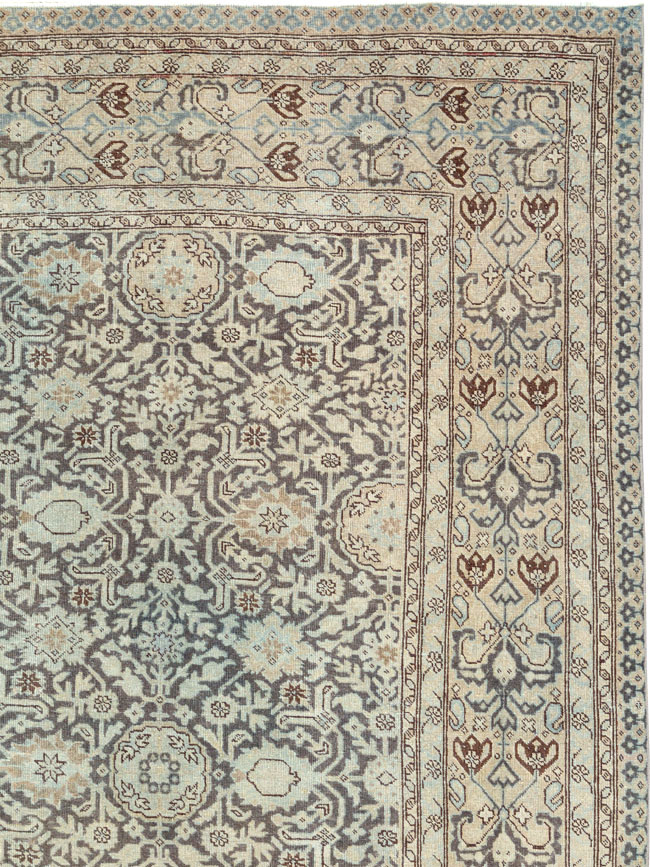 Antique Persian Tabriz Carpet, No.25834 - Staging