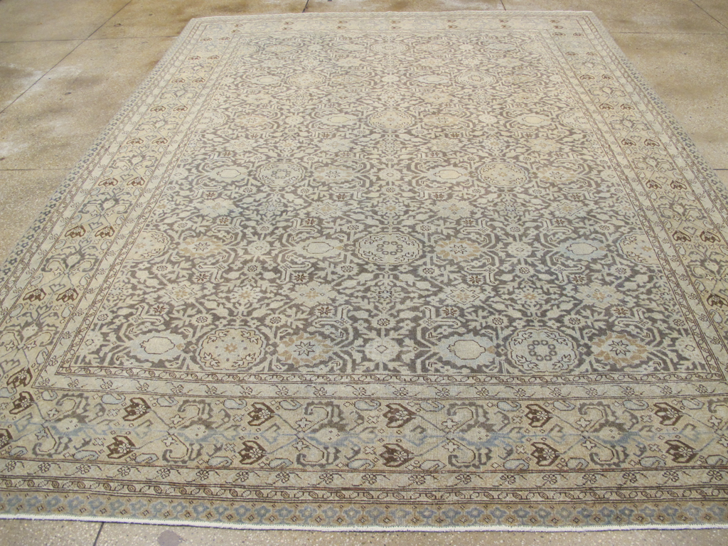 Antique Persian Tabriz Carpet, No.25834 - Staging