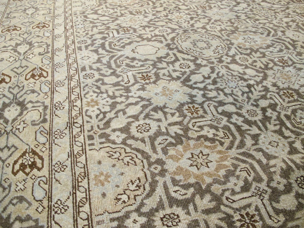 Antique Persian Tabriz Carpet, No.25834 - Staging