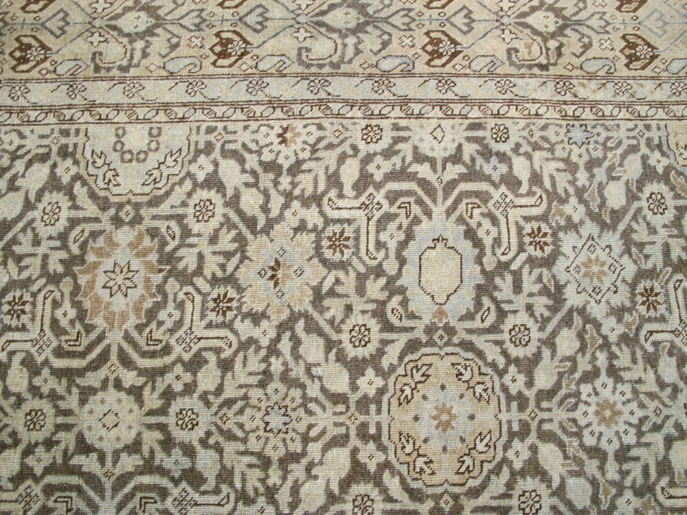 Antique Persian Tabriz Carpet, No.25834 - Staging