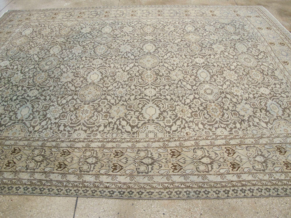 Antique Persian Tabriz Carpet, No.25834 - Staging