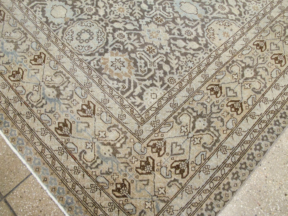 Antique Persian Tabriz Carpet, No.25834 - Staging