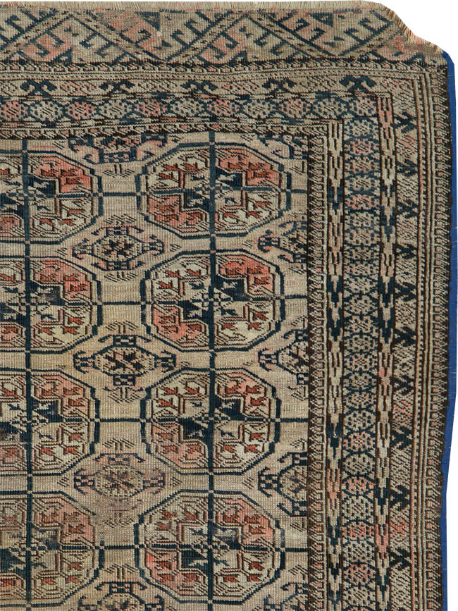 Antique Central Asian Tekke Rug, No.25852 - Staging