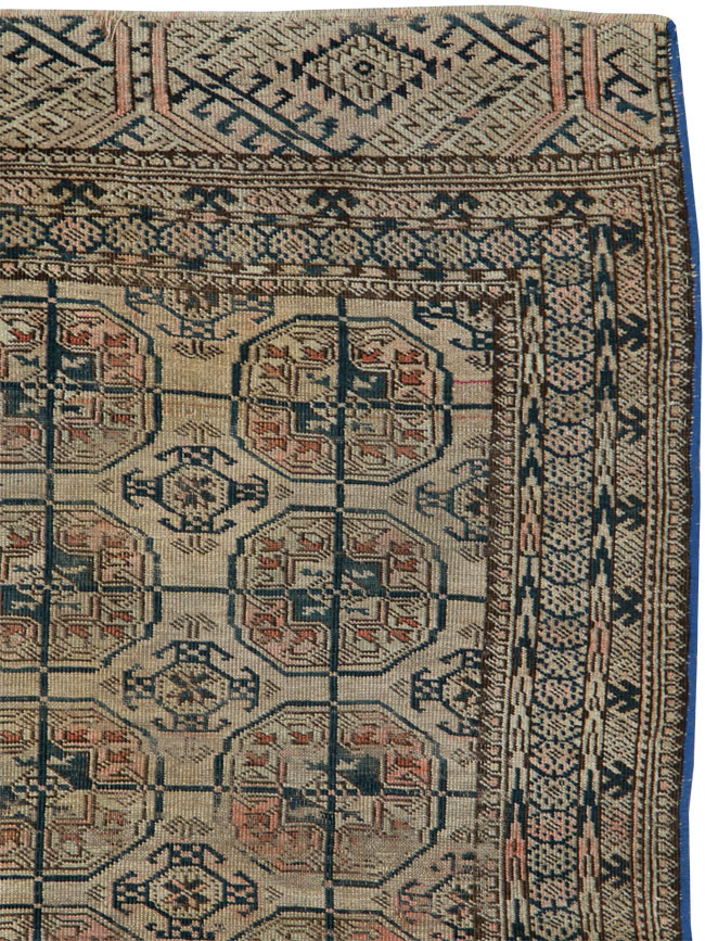 Antique Central Asian Tekke Rug, No.25852 - Staging