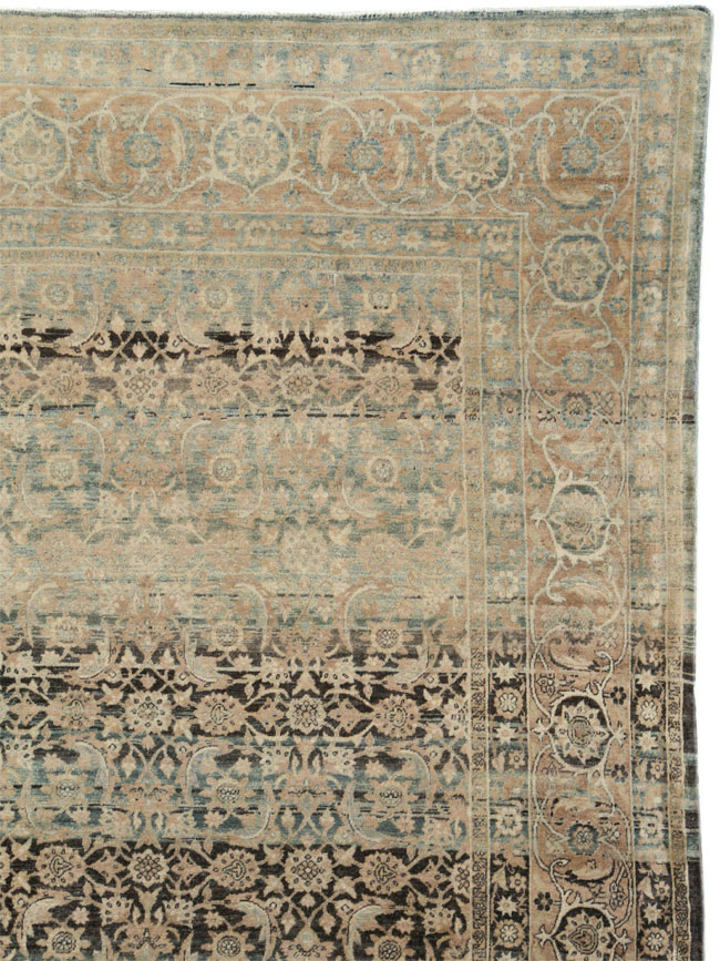 Antique Persian Lavar Kerman Carpet, No.25884 - Staging