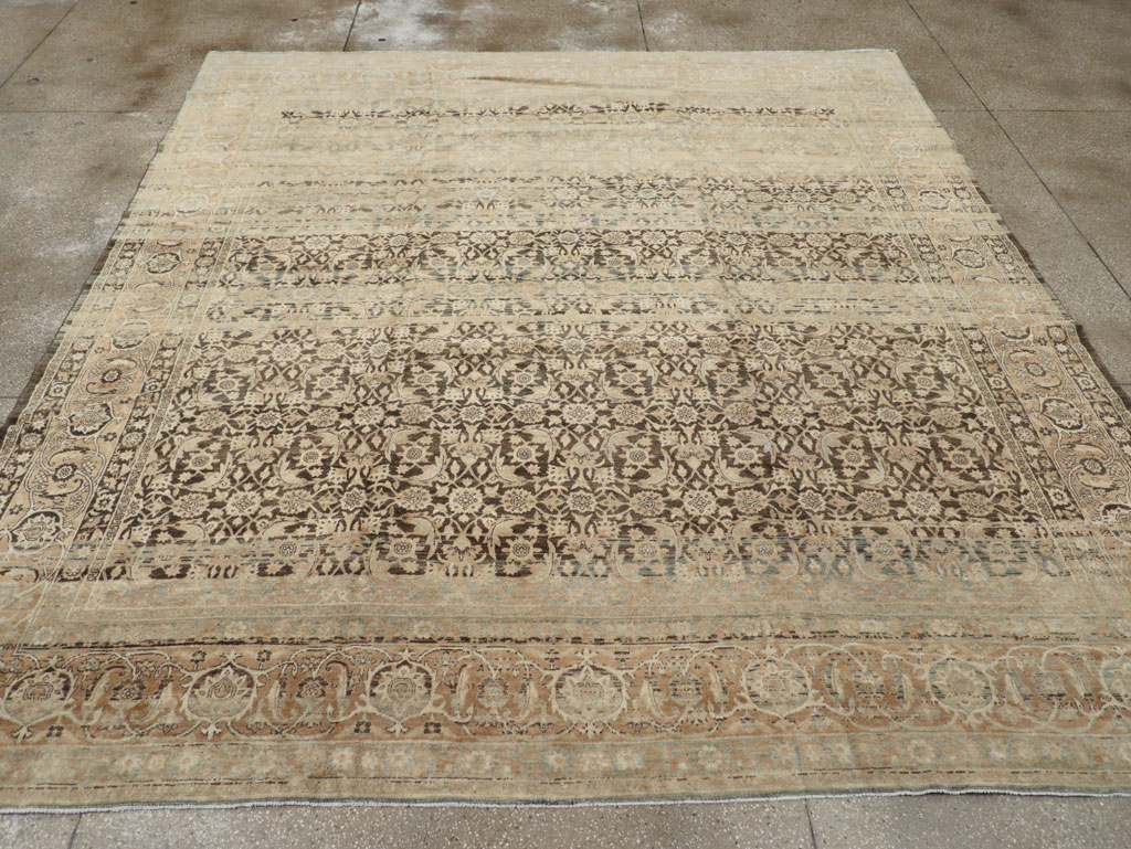 Antique Persian Lavar Kerman Carpet, No.25884 - Staging