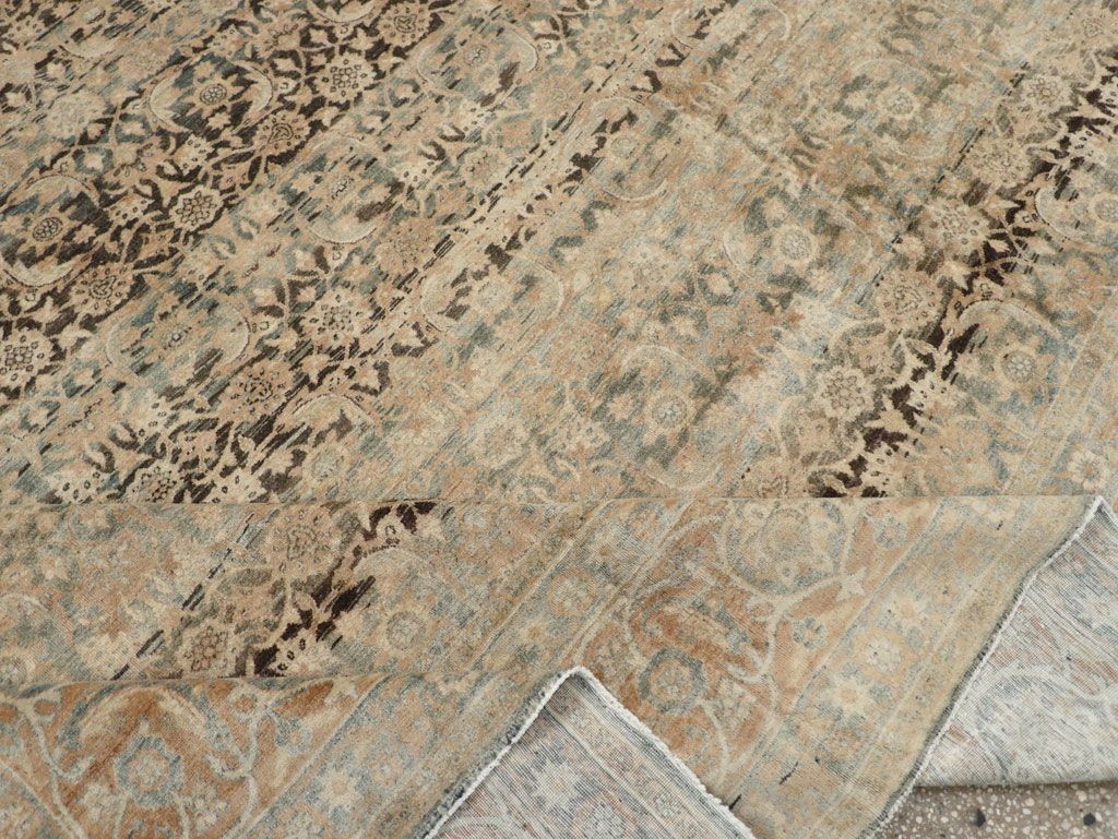 Antique Persian Lavar Kerman Carpet, No.25884 - Staging