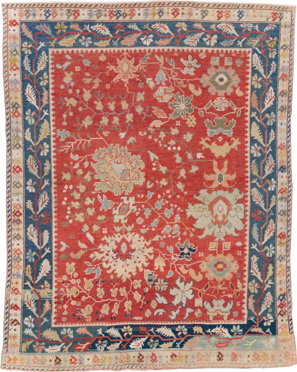 Antique Turkish Ghiordes Carpet, No.25885 - Staging