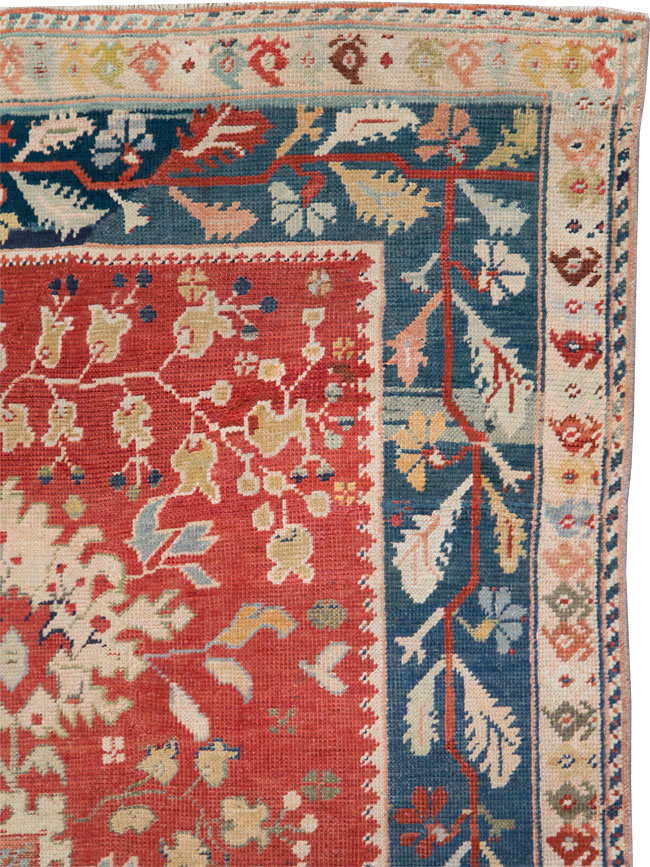 Antique Turkish Ghiordes Carpet, No.25885 - Staging