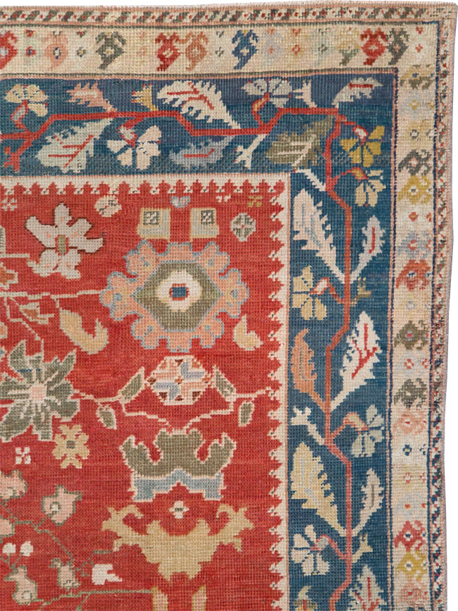 Antique Turkish Ghiordes Carpet, No.25885 - Staging