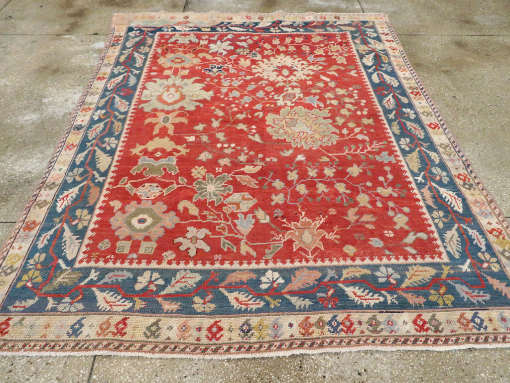 Antique Turkish Ghiordes Carpet, No.25885 - Staging