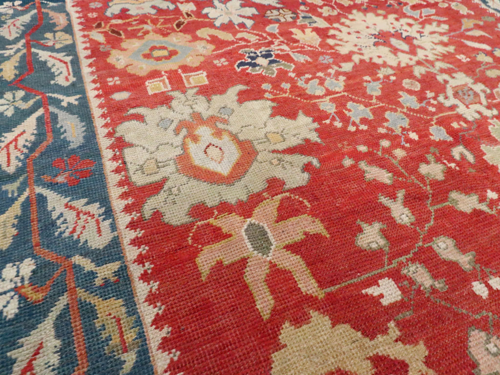 Antique Turkish Ghiordes Carpet, No.25885 - Staging