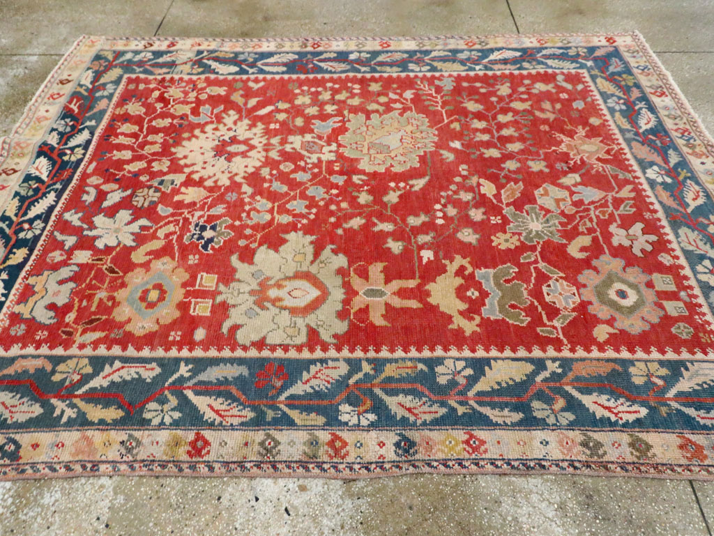 Antique Turkish Ghiordes Carpet, No.25885 - Staging