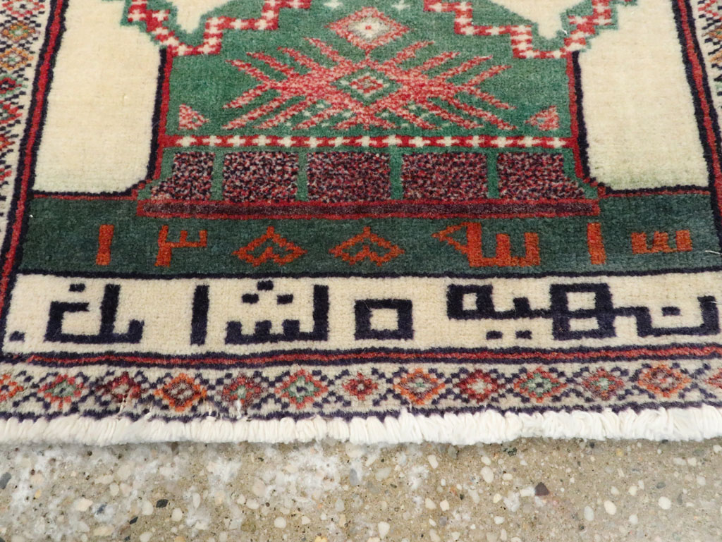 Vintage Persian Pictorial Baluch Rug, No.25888 - Staging